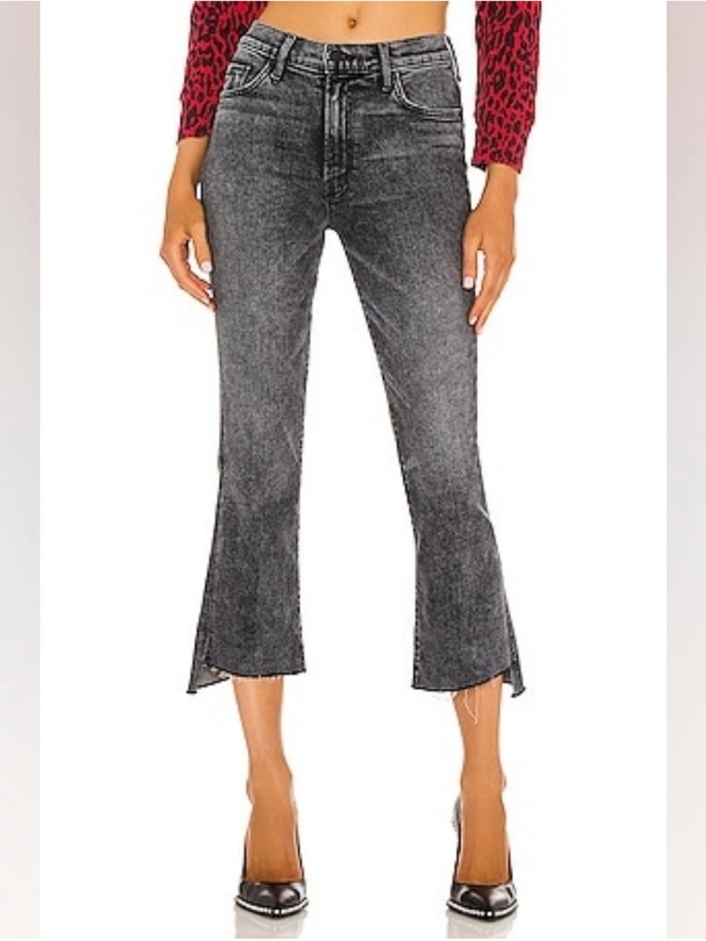 NEW MOTHER The Insider Crop Step Fray Train Stop Size 28